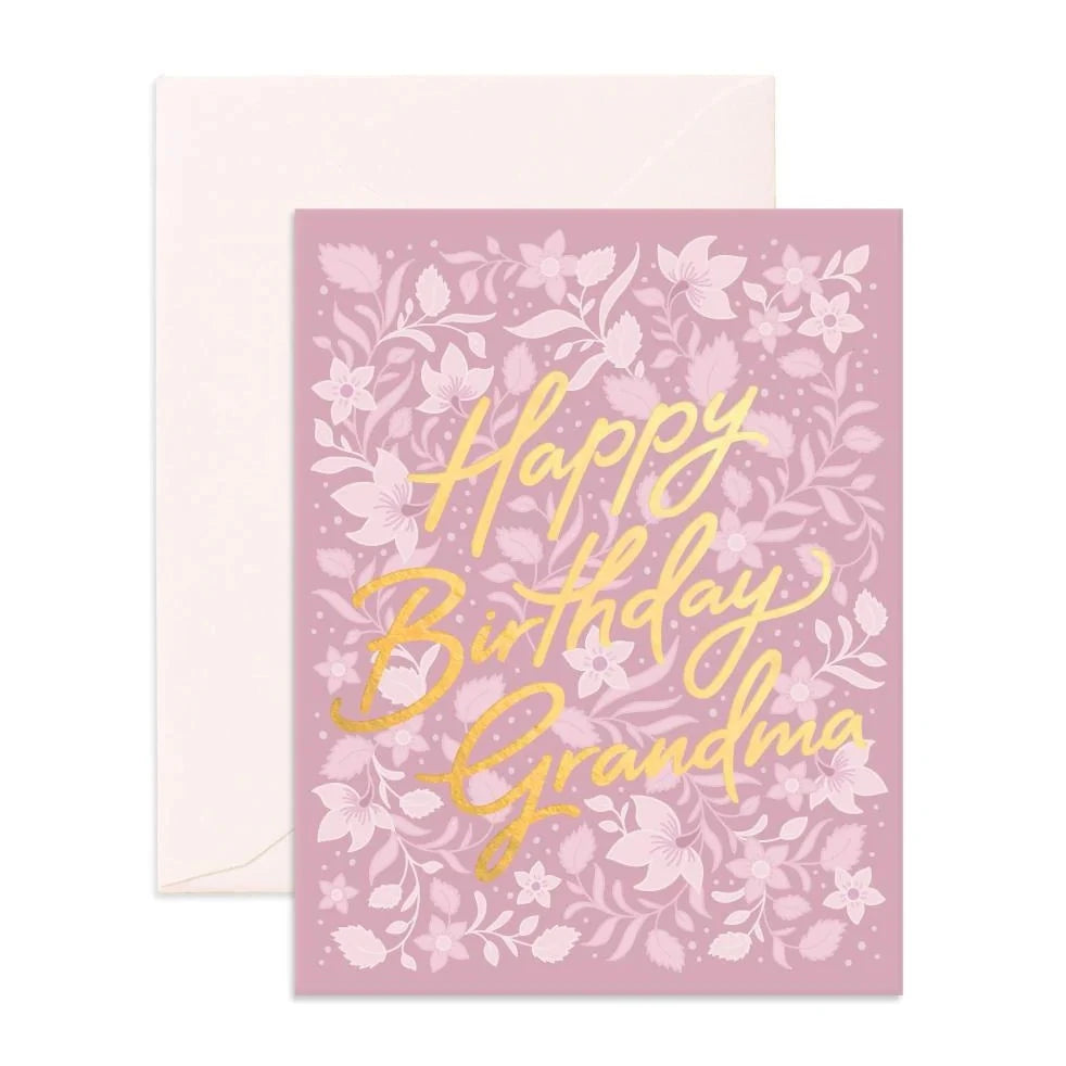 Happy Birthday Grandma Greeting Card